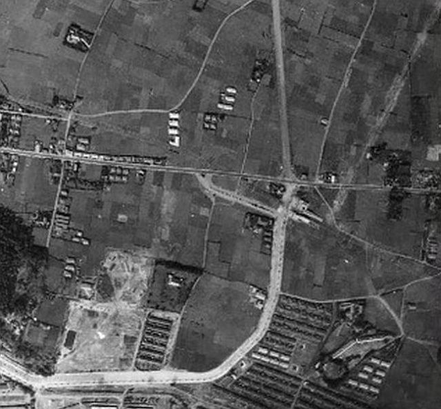東府中駅周辺航空写真1948