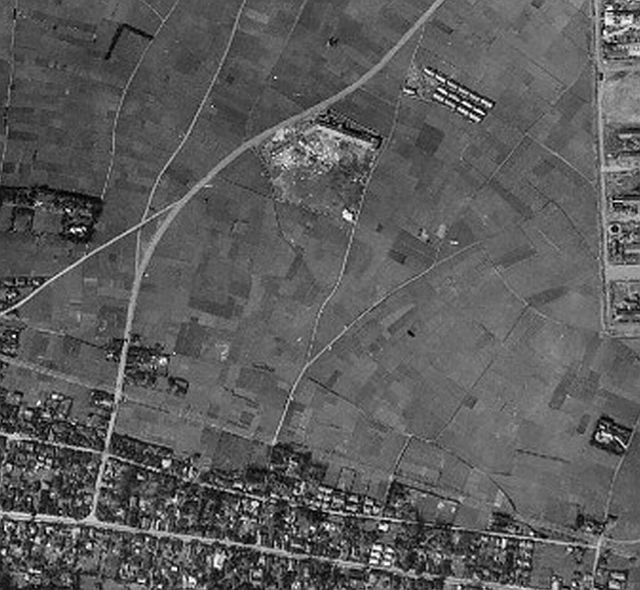 第2小学校周辺航空写真1948
