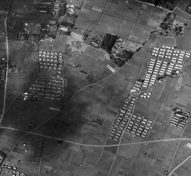 幸町、天神町周辺航空写真1948