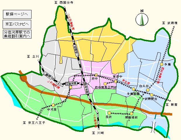 交通地図（電車）